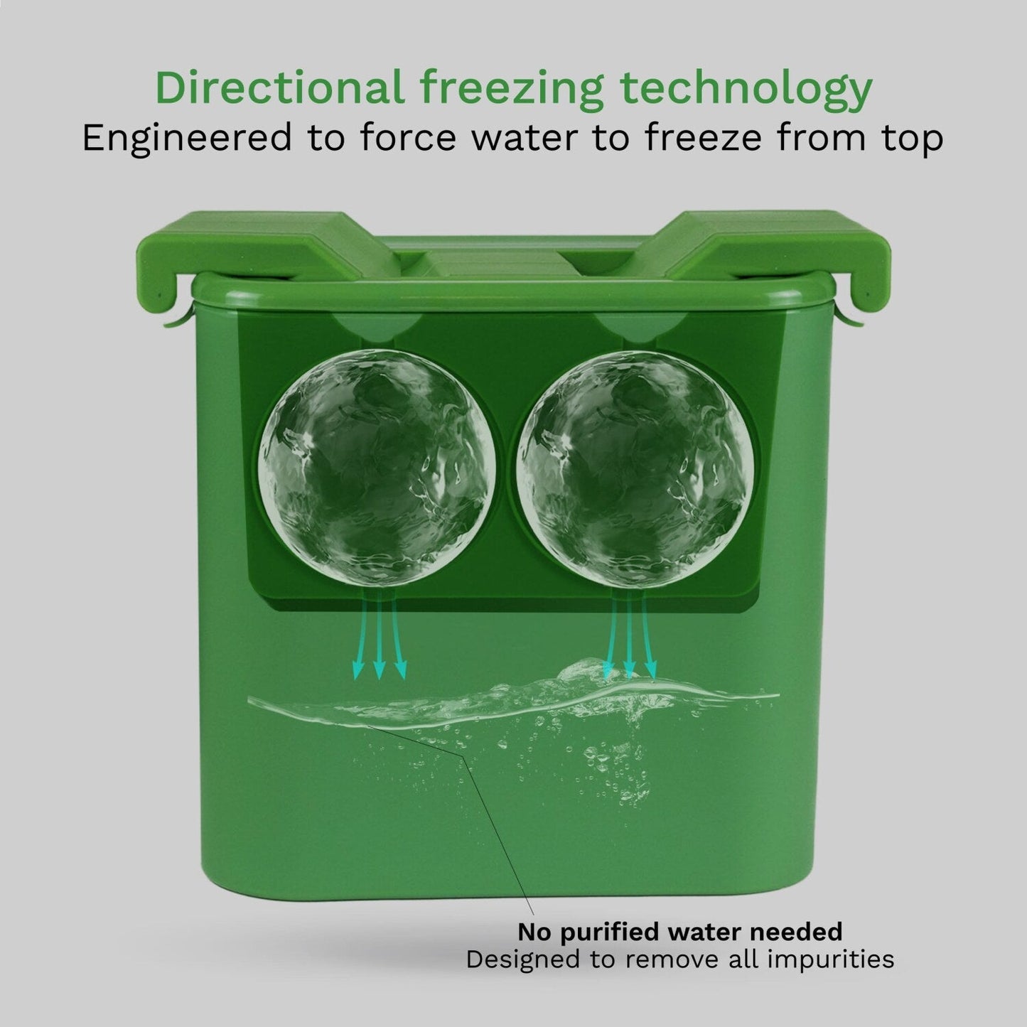 Antarctic Clear Ice Maker (Sphere or Cube)